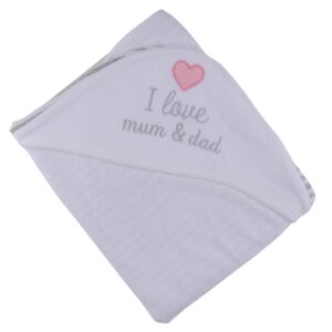 Love Hooded Baby Towel