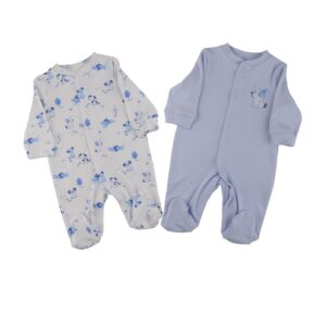 White Sleepsuit Pack Of 2