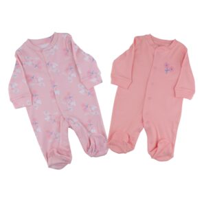 Flower Sleepsuit Pack Of 2