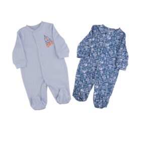 Rocket Sleepsuit Pack Of 2
